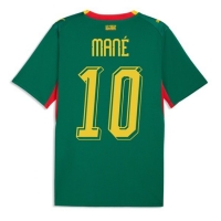 Camiseta Senegal Sadio Mane #10 Segunda Equipación Replica Mundial 2026 mangas cortas